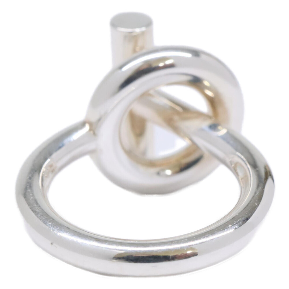HERMES Ag925 Echappé MM Ring, Size 50, Silver, Women's - Picture 4 of 7